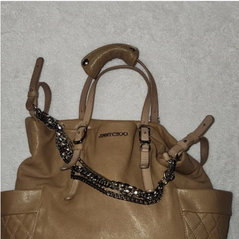 TRADED-Jimmy Choo Blaire / Blare Leather Tote - Picture 4 of 9